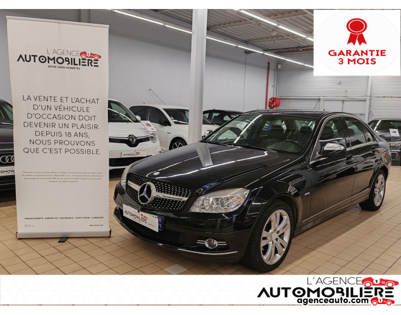 Achat voiture occasion, Auto occasion pas cher | Agence Auto Mercedes Classe C 220 CDI AVANTGARDE Noir Année 2008 Automatique Diesel