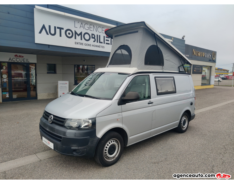 Achat voiture occasion, Auto occasion pas cher | Agence Auto Volkswagen T5 2.0  TDi 140 Aménagé Argent Année 2013 Manuelle Diesel