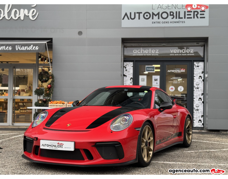 Aankoop Gebruikte Auto, Goedkope Gebruikte Auto | Agence Auto Porsche 911 991 GT3 Club Sport 4.0 500CH Rouge Jaar 2017 Manuelle Essence
