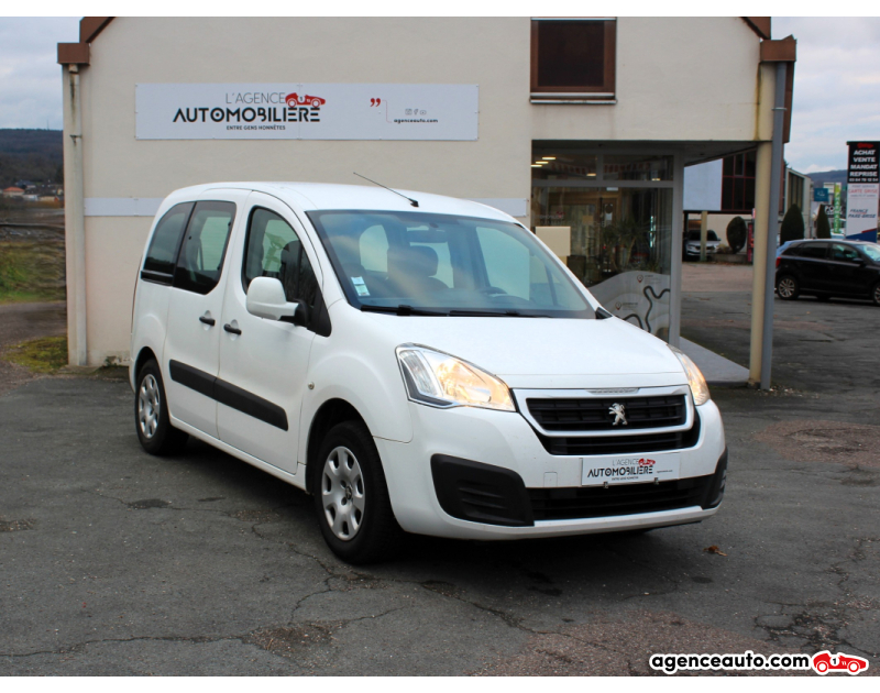 Achat voiture occasion, Auto occasion pas cher | Agence Auto Peugeot Partner TEPEE 1.2 Style 110 CH 1 ère main Blanc Année 2016 Manuelle Essence