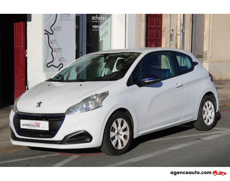 Compra de Coches Usados, Coches Usados Baratos %'|'% Agence Auto Peugeot 208 GENERATION-I 1.0 70 LIKE ( 1ère main, Distribution changée, Clim ... ) Blanc Año 2015 Manuelle Essence