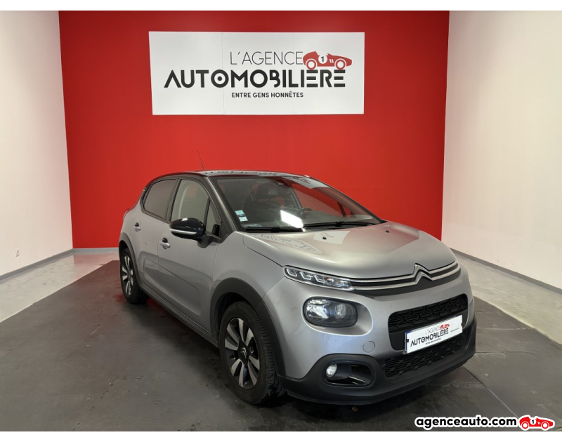 Compra de Carros Usados, Carros Usados Baratos | Auto Immo Citroen C3 CITROEN C3 III 1.2 PURETECH 110 S&S SHINE // DISTRIBUTION CHANGEE (2024) Gris Ano 2019 Manuelle Essence