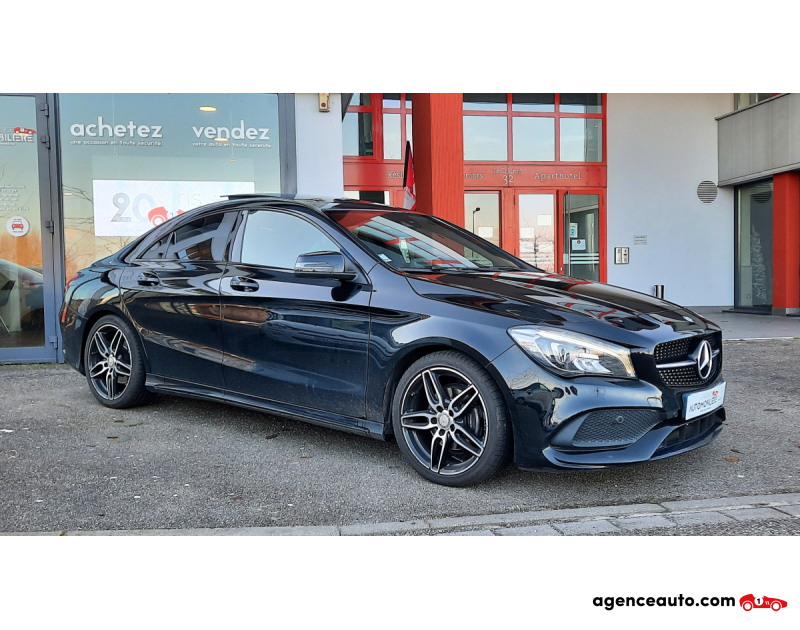 Aankoop Gebruikte Auto, Goedkope Gebruikte Auto | Agence Auto Mercedes Classe CLA Coupé 180 CDi 1.5 CDI 7G-DCT 109 cv BVA Phase 2 FASCINATION Noir Jaar 2016 Automatique Diesel