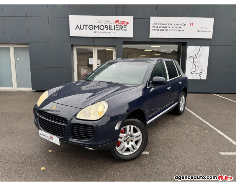 Compra de Coches Usados, Coches Usados Baratos %'|'% Agence Auto Porsche Cayenne 955 4.5 V8 Turbo Bose / GPL / toit ouvrant Bleu Año 2004 Automatique Essence