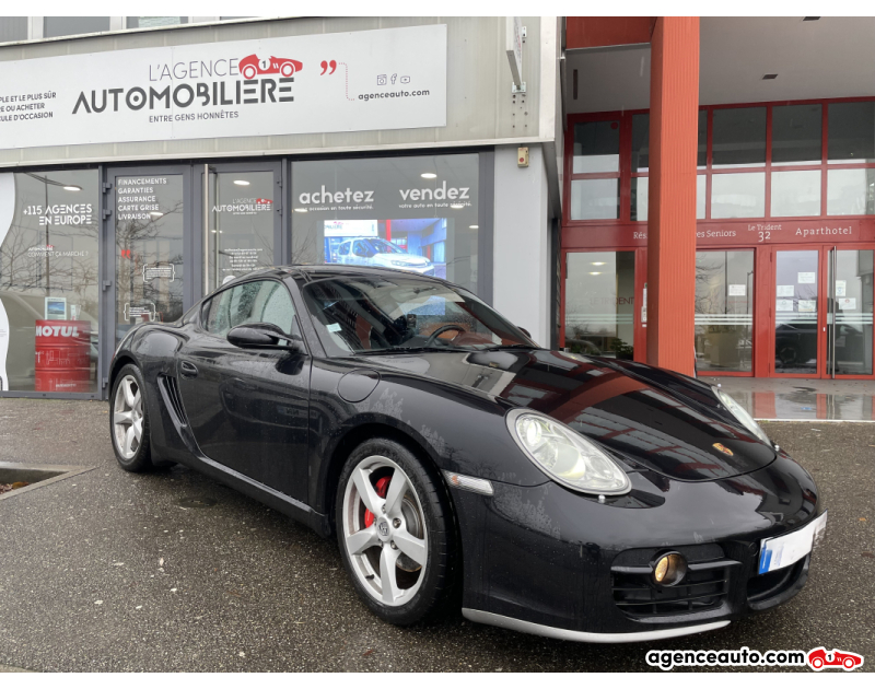 Compra de Coches Usados, Coches Usados Baratos %'|'% Agence Auto Porsche Cayman (987) S 3.4 i 24V S Tiptronic-S  295ch BVA Noir Año 2005 Automatique Essence