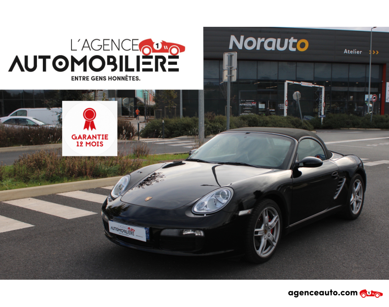 Achat voiture occasion, Auto occasion pas cher | Agence Auto Porsche Boxster 3.2 280CH S ( Garantie 12 mois National ) Noir Année 2006 Manuelle Essence
