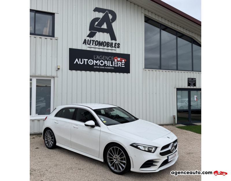 Achat voiture occasion, Auto occasion pas cher | Agence Auto Mercedes Classe A CLASSE A 180 d 1.5 d - 116 cv AMG LINE Blanc Année 2019 Automatique Diesel