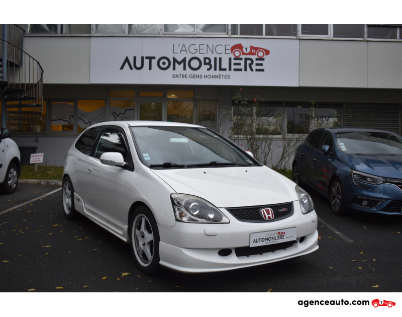 Acquisto Auto Usate, Auto Usate Economiche | Agenzia Automobiliare Honda Civic (EP) 3 portes 2.0 i VTEC Type-R 200cv Blanc Anno 2004 Manuelle Essence