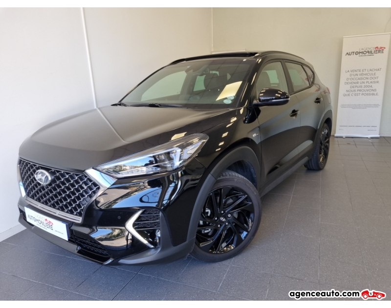 Compra de Coches Usados, Coches Usados Baratos %'|'% Agence Auto Hyundai Tucson 1.6 CRDi 16V Mild Hybrid 4WD DCT7  48V N Line Executive HTRAC  - 4 ROUES MOTRICES Noir Año 2020 Automatique Hybride