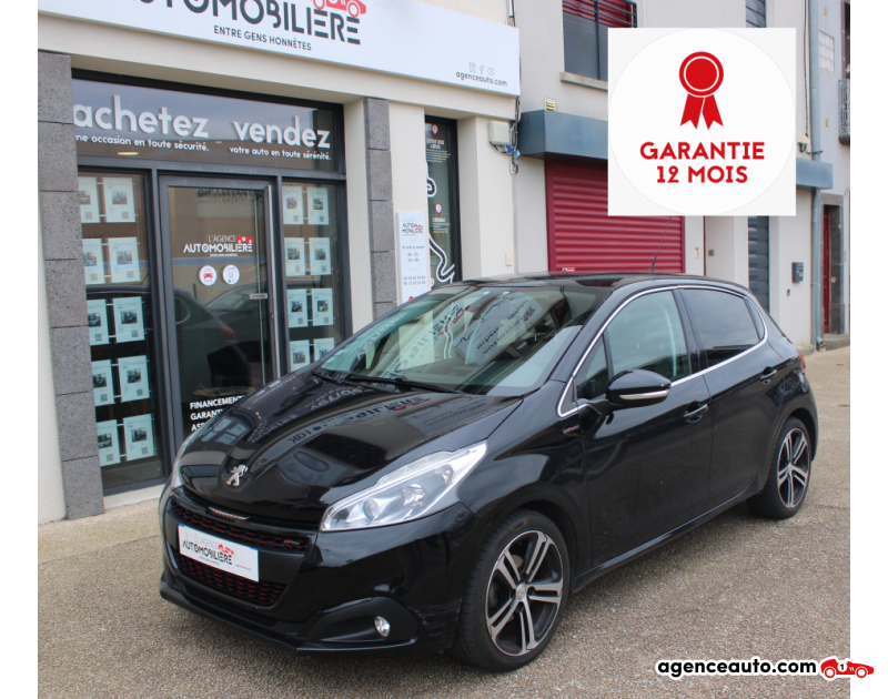 Compra de Coches Usados, Coches Usados Baratos %'|'% Agence Auto Peugeot 208 110CH GT LINE START-STOP ( Garantie 12 mois National ) Noir Año 2017 Manuelle Essence