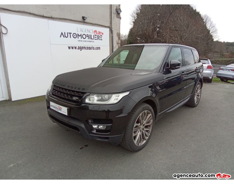 Aankoop Gebruikte Auto, Goedkope Gebruikte Auto | Agence Auto Land Rover Range Rover Sport 3.0 TDV6 210 HSE 4WD BVA Noir Jaar 2014 Automatique Diesel