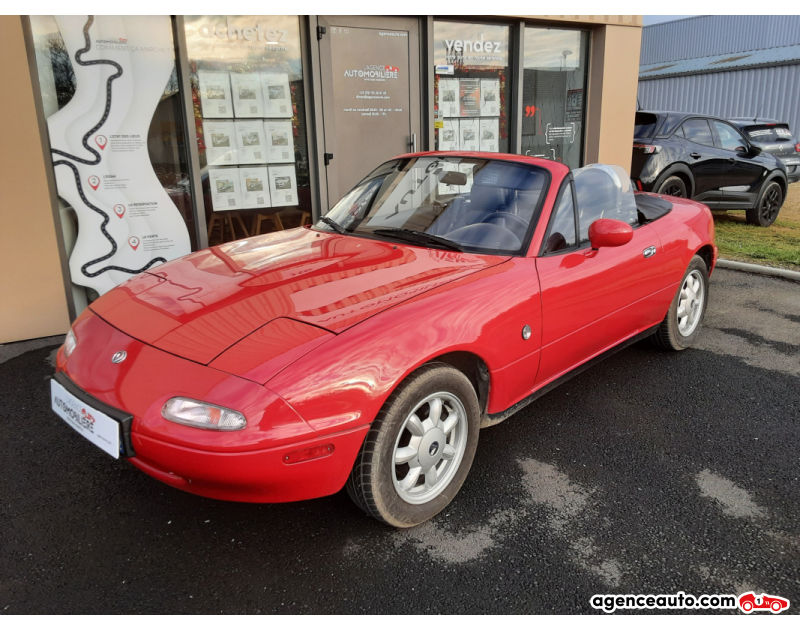 Achat voiture occasion, Auto occasion pas cher | Agence Auto Mazda MX-5 1.6 90 Rouge Année 1997 Manuelle Essence