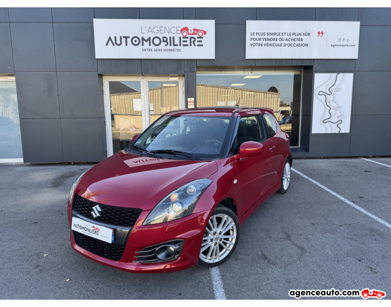 Compra de Coches Usados, Coches Usados Baratos %'|'% Agence Auto Suzuki Swift IV 3 portes 1.6 VVT 16V 136 cv Sport Rouge Año 2012 Manuelle Essence