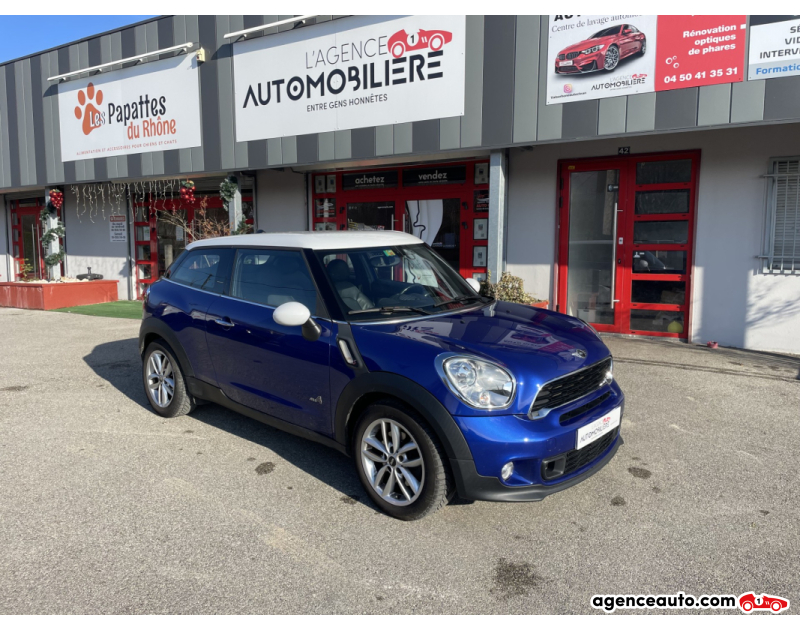 Aankoop Gebruikte Auto, Goedkope Gebruikte Auto | Agence Auto Mini Paceman R61 COOPER S ALL4 184 cv Bleu Jaar 2013 Manuelle Essence