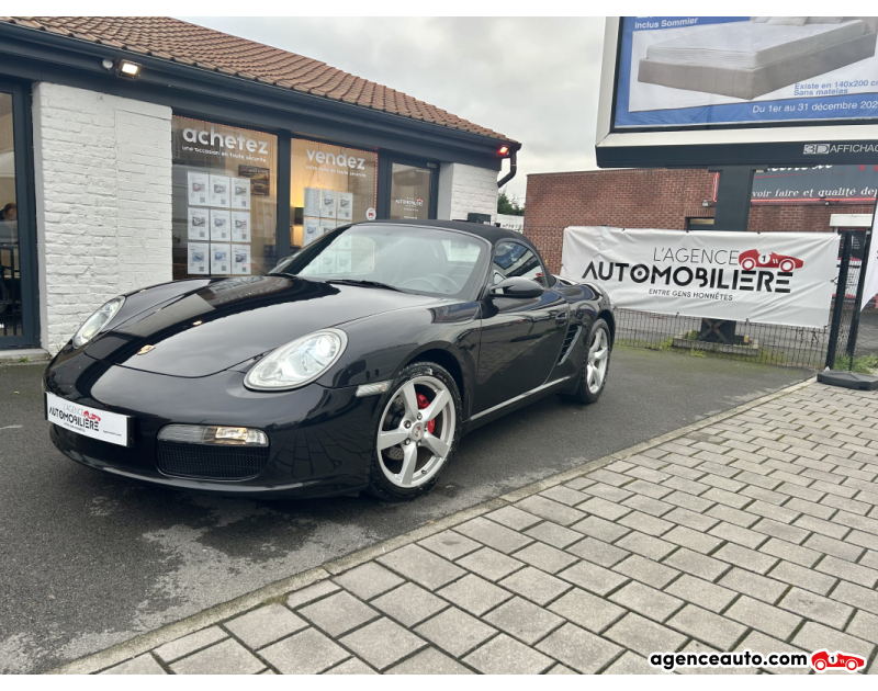 Compra de Coches Usados, Coches Usados Baratos %'|'% Agence Auto Porsche Boxster 987 2.7 240 BVM BOSE Noir Año 2005 Manuelle Essence