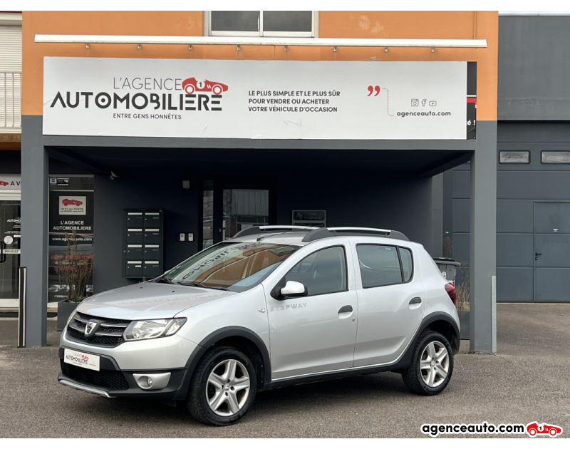Achat voiture occasion, Auto occasion pas cher | Agence Auto Dacia Sandero STEPWAY 1.5 DCI 90 PRESTIGE E6 Gris Année 2016 Manuelle Diesel