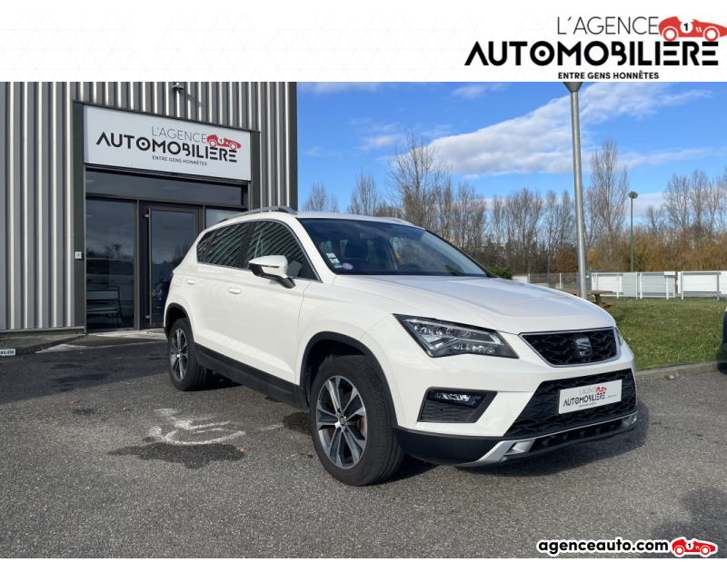 Gebrauchtwagenkauf, Günstige Gebrauchtwagen | Automobilienagentur Seat Ateca ATECA STYLE 1.5 ECOTSI 150CH Blanc Jahr 2018 Manuelle Essence