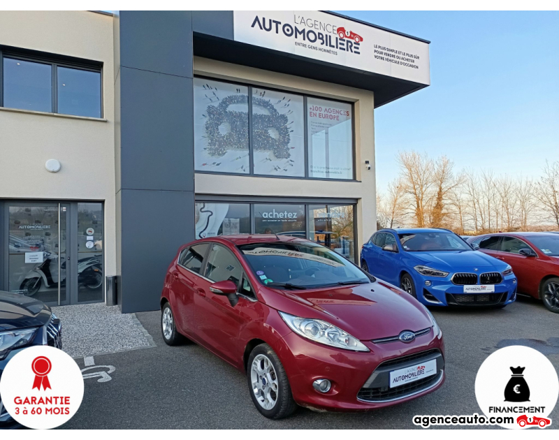 Gebrauchtwagenkauf, Günstige Gebrauchtwagen | Automobilienagentur Ford Fiesta VI 5 portes 1.25 i 82 cv Bordeaux Jahr 2012 Manuelle Essence