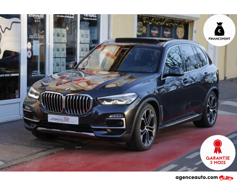 Achat voiture occasion, Auto occasion pas cher | Agence Auto Bmw X5 G05 30d 265 xDrive X-Line Steptronic8 (Suivi BMW, 7 Places, TO) Gris Année 2019 Automatique Diesel