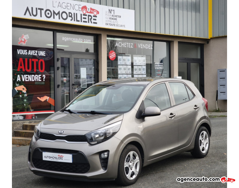 Achat voiture occasion, Auto occasion pas cher | Agence Auto Kia Picanto 1.0 MPI 67 CH ACTIVE Beige Année 2019 Manuelle Essence