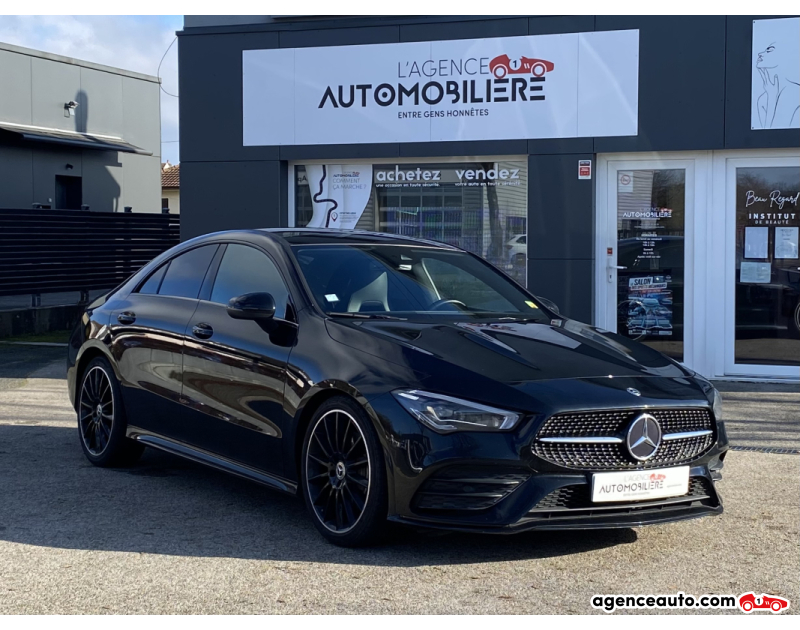 Compra de Carros Usados, Carros Usados Baratos | Auto Immo Mercedes Classe CLA 200 150 AMG LINE 8G DCT - TOIT OUVRANT - HIFI BURMESTER Noir Ano 2020 Automatique Diesel