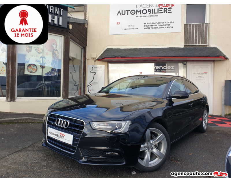 Compra de Coches Usados, Coches Usados Baratos %'|'% Agence Auto Audi A5 Sportback SPORTBACK 2.0 TDI 190 AMBITION LUXE QUATTRO BVM6 Noir Año 2015 Manuelle Diesel