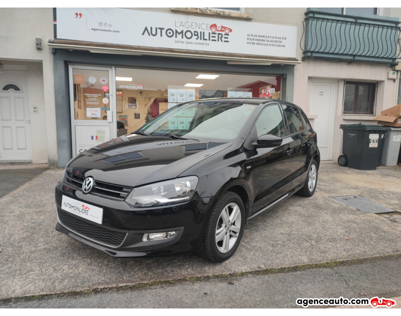 Aankoop Gebruikte Auto, Goedkope Gebruikte Auto | Agence Auto Volkswagen Polo V 5 portes 1.2 i MATCH 60 cv 1 ERE MAIN Faible kilométrage Noir Jaar 2012 Manuelle Essence