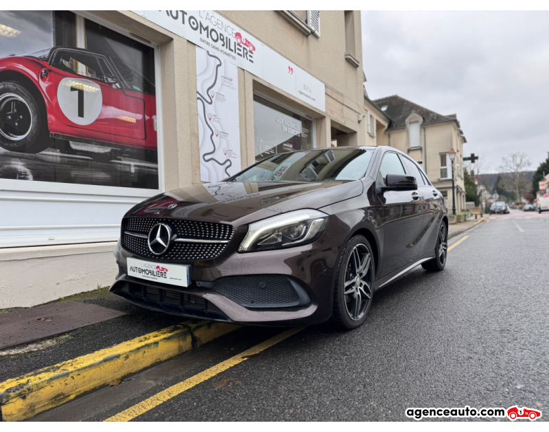 Gebrauchtwagenkauf, Günstige Gebrauchtwagen | Automobilienagentur Mercedes Classe A 180d 8V 7G-DCT 109cv BVA FASCINATION AMG LINE Marron Jahr 2016 Automatique Diesel