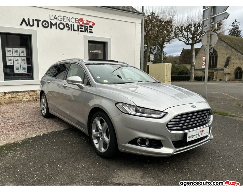 Achat voiture occasion, Auto occasion pas cher | Agence Auto Ford Mondeo SW 2.0 TDCi Bi-Turbo 210ch ST-Line Gris Année 2017 Automatique Diesel