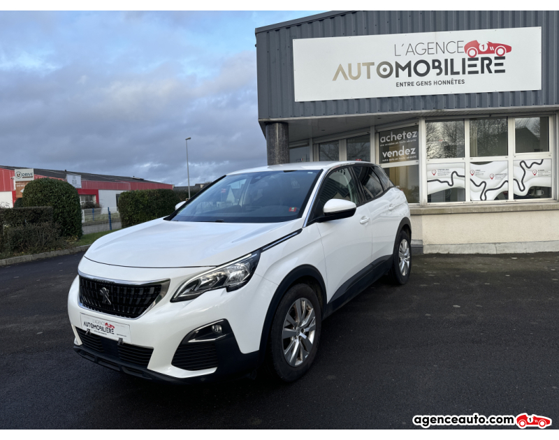 Achat voiture occasion, Auto occasion pas cher | Agence Auto Peugeot 3008 II 1.6 BLUEHDI 120 ACTIVE BUSINESS BC START-STOP Blanc Année 2017 Manuelle Diesel