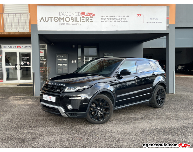 Achat voiture occasion, Auto occasion pas cher | Agence Auto Land Rover Range Rover Evoque 2.0 TD4 150cv Dynamic - Toit panoramique/Sièges électriques/Attelage Noir Année 2017 Automatique Diesel