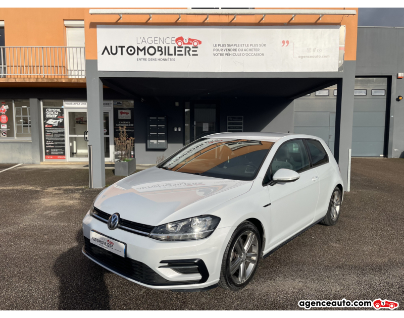Acquisto Auto Usate, Auto Usate Economiche | Agenzia Automobiliare Volkswagen Golf R Line 3 Portes 1.4 TSI Blue Motion 125 cv Régulateur/Limiteur Blanc Anno 2018 Manuelle Essence