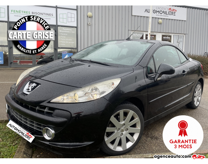 Compra de Carros Usados, Carros Usados Baratos | Auto Immo Peugeot 207 CC 1.6 HDI 110 cv FELINE Noir Ano 2009 Manuelle Diesel