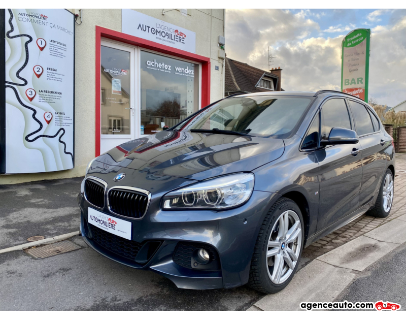 Compra de Carros Usados, Carros Usados Baratos | Auto Immo Bmw Série 2 ActiveTourer 220d 2.0d 190 cv Pack M - Attelage amovible - Sièges à mémoires - Gris Ano 2016 Automatique Diesel