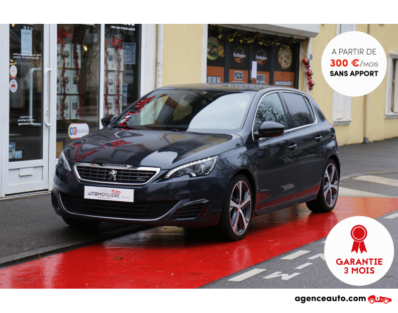 Achat voiture occasion, Auto occasion pas cher | Agence Auto Peugeot 308 GT 2.0 BlueHDi 180 EAT6 (Kit distri à jour, Suivi complet...) Gris Année 2016 Automatique Diesel