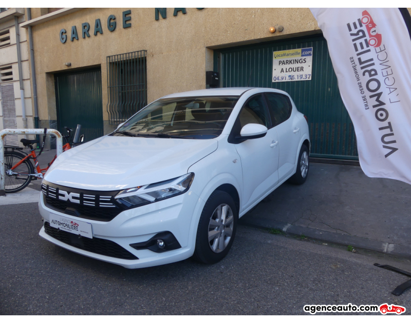 Achat voiture occasion, Auto occasion pas cher | Agence Auto Dacia Sandero III (2) 1.0 TCE 90 EXPRESSION CVT Blanc Année 2024 Automatique Essence