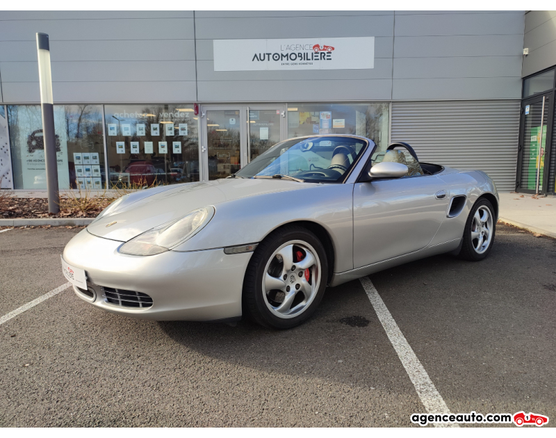 Compra de Coches Usados, Coches Usados Baratos %'|'% Agence Auto Porsche Boxster 986 3.2 252 + TEST PIWI ok Gris Año 2001 Manuelle Essence