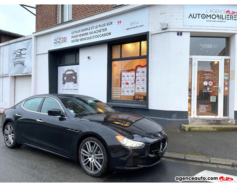 Acquisto Auto Usate, Auto Usate Economiche | Agenzia Automobiliare Maserati Ghibli III 3.0 D 24V 274 cv Ermenegildo Zegna Noir Anno 2016 Automatique Diesel