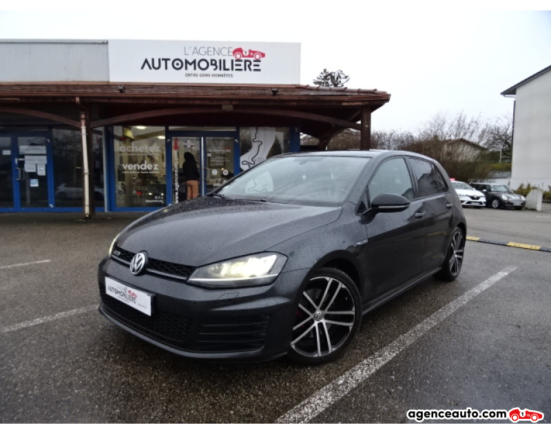 Achat voiture occasion, Auto occasion pas cher | Agence Auto Volkswagen Golf VII 2.0 TDI 184 BLUEMOTION TECHNOLOGY GTD 5P Gris Année 2013 Manuelle Diesel