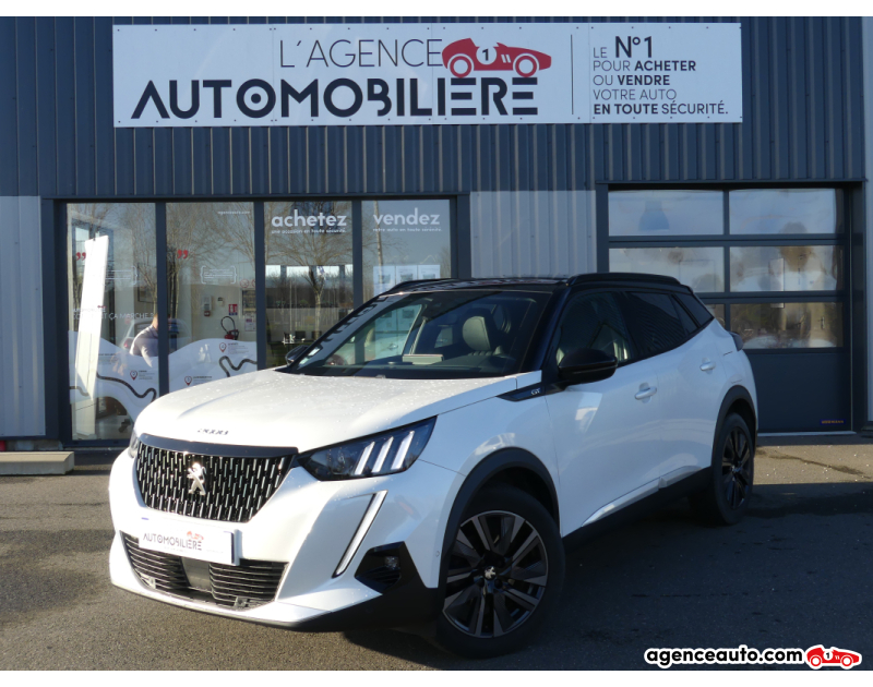 Gebrauchtwagenkauf, Günstige Gebrauchtwagen | Automobilienagentur Peugeot 2008 GT 1.2 THP Puretech 12V EAT8 S&S 155 cv Boîte auto Blanc Jahr 2019 Automatique Essence