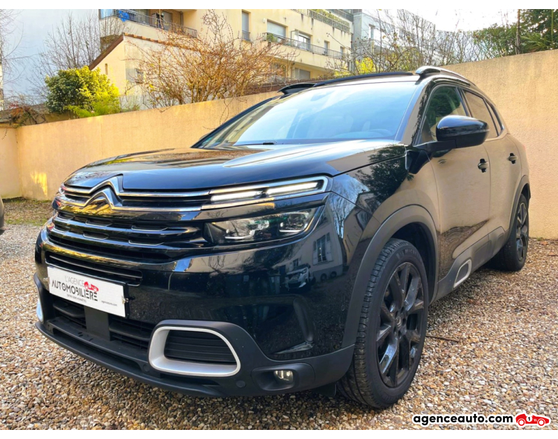 Achat voiture occasion, Auto occasion pas cher | Agence Auto Citroen C5 Aircross 1.5 BLUEHDI 130 S&S SHINE PACK EAT8 *TOIT OUVRANT, HAYON ELEC.* Noir Année 2021 Automatique Diesel