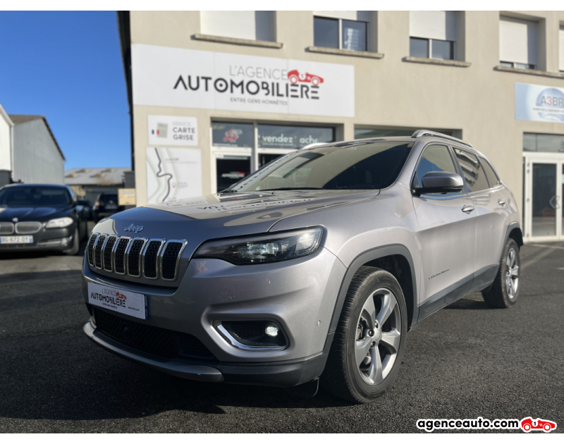 Compra de Coches Usados, Coches Usados Baratos %'|'% Agence Auto Jeep Cherokee 2.2L MULTIJET 195Ch 4X2 BVA9 LIMITED - ORIGINE FRANCE Argent Año 2019 Automatique Diesel