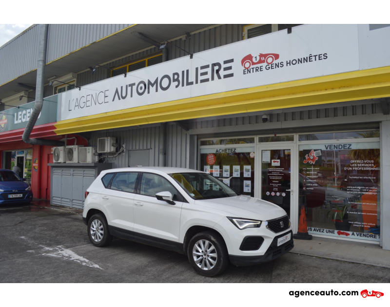 Aankoop Gebruikte Auto, Goedkope Gebruikte Auto | Agence Auto Seat Ateca 1.0 TSI 110 S/S URBAN Blanc Jaar 2021 Manuelle Essence
