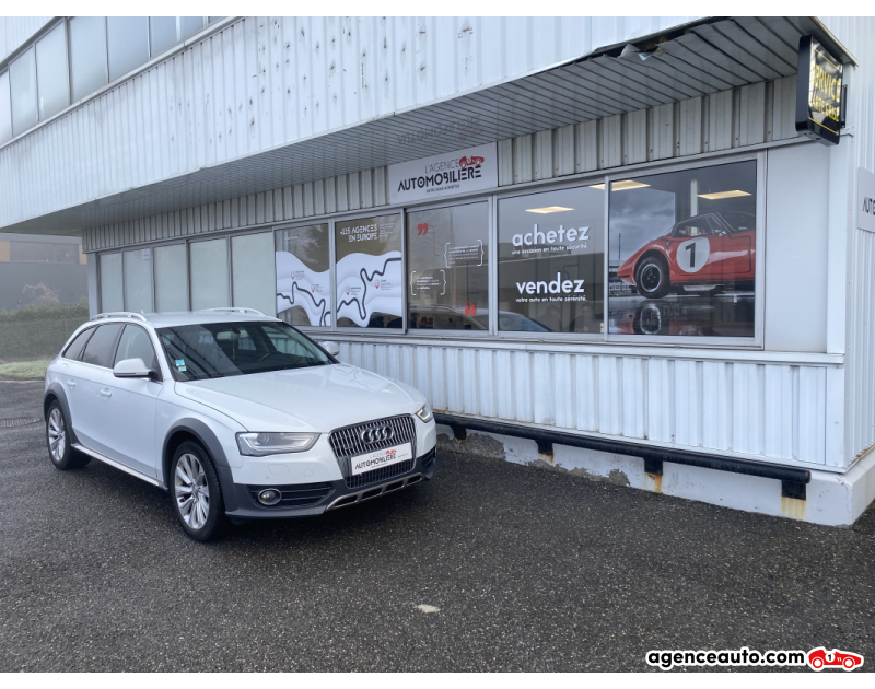 Achat voiture occasion, Auto occasion pas cher | Agence Auto Audi A4 Allroad 2.0 TDI 177 CV Ambition luxe Quattro BVA Blanc Année 2013 Automatique Diesel