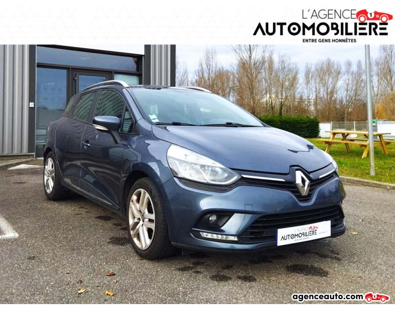 Compra de Coches Usados, Coches Usados Baratos %'|'% Agence Auto Renault Clio Estate 1.5 dCi 90 cv S&S BVM5 BUSINESS - ATTELAGE - GPS - CLIM Bleu Año 2017 Manuelle Diesel