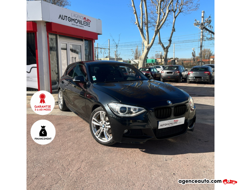 Achat voiture occasion, Auto occasion pas cher | Agence Auto Bmw Série 1 Pack M SPORT 116d 2.0 d 16V DPF Noir Année 2014 Manuelle Diesel