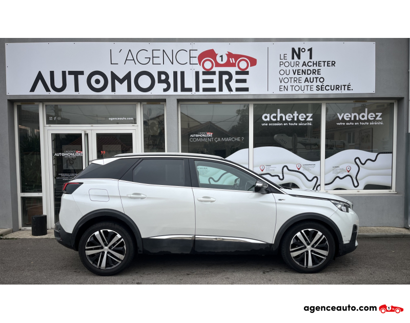 Compra de Coches Usados, Coches Usados Baratos %'|'% Agence Auto Peugeot 3008 2.0 BlueHDi 180 CV GT EAT8 1ERE MAIN Blanc Año 2018 Automatique Diesel