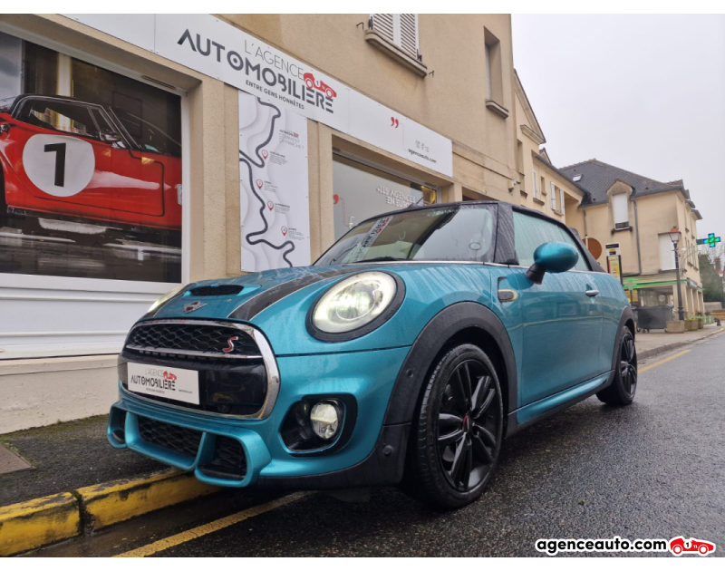 Compra de Coches Usados, Coches Usados Baratos %'|'% Agence Auto Mini Mini Cooper S Cab 192cv BVA JOHN COOPER WORKS Bleu Año 2017 Automatique Essence
