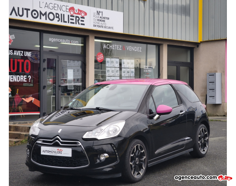 Achat voiture occasion, Auto occasion pas cher | Agence Auto Citroen DS3 1.6 E-HDI AIRDREAM 92 CH DARK ROSE Noir Année 2014 Manuelle Diesel