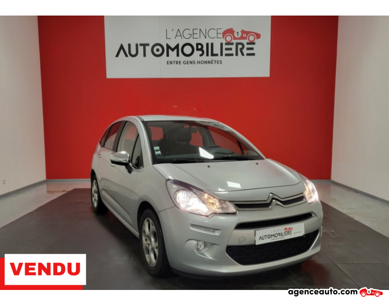 Compra de Coches Usados, Coches Usados Baratos %'|'% Agence Auto Citroen C3 CITROEN C3 82CV FEEL EDITION + ATTELAGE Argent Año 2015 Manuelle Essence
